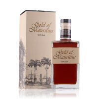 Gold of Mauritius Dark Rum 40% Vol. 0,7l in Geschenkbox