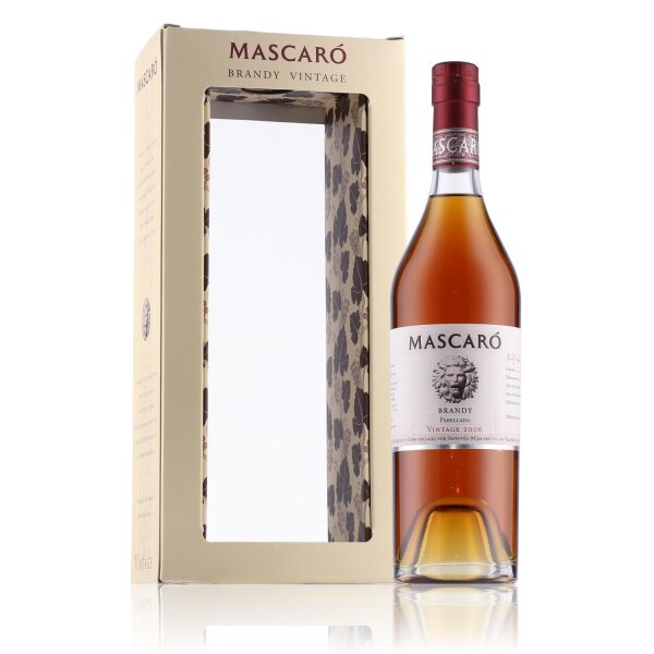 Mascaro Brandy Parellada Vintage 2006 40% Vol. 0,7l in Geschenkbox