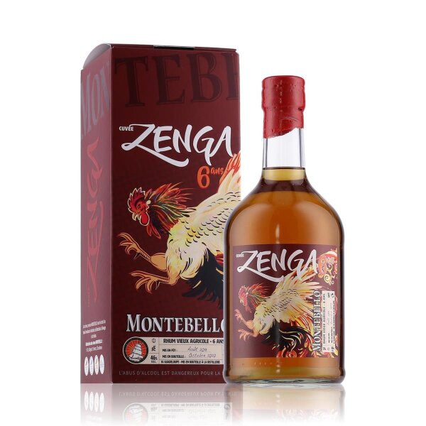 Montebello 6 Years Zenga Cuvee Rum 46% Vol. 0,7l in Geschenkbox