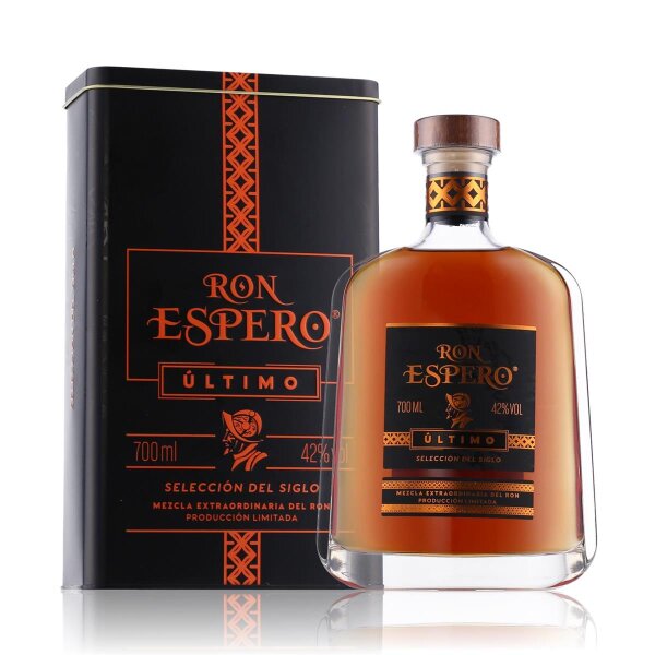 Espero Ultimo Seleccion del Siglo Rum 0,7l in Geschenkbox aus Metall