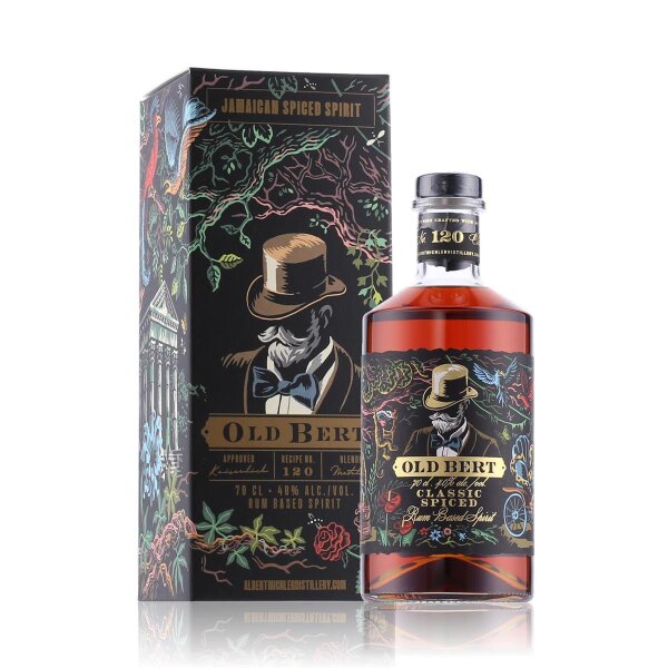 Old Bert Jamaican Spiced Rum 48% Vol. 0,7l in Geschenkbox