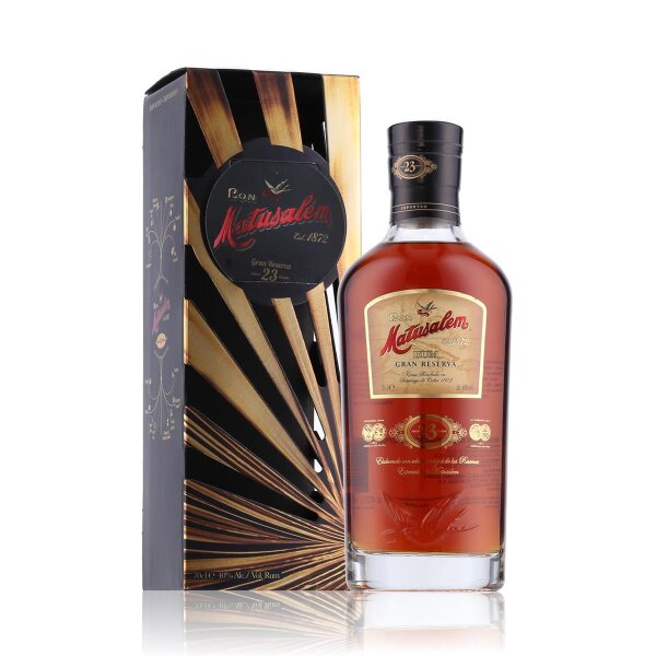 Metusalem Solera 23 Blender Gran Reserva Rum 40% Vol. 0,7l in Geschenkbox