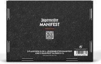 Jägermeister Manifest Kräuterlikör Tasting Set 38% Vol. 2x0,04l in Geschenkbox mit 2 Gläsern
