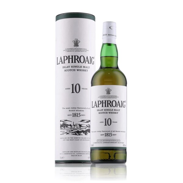 Laphroaig 10 Years Whisky 0,7l in Geschenkbox