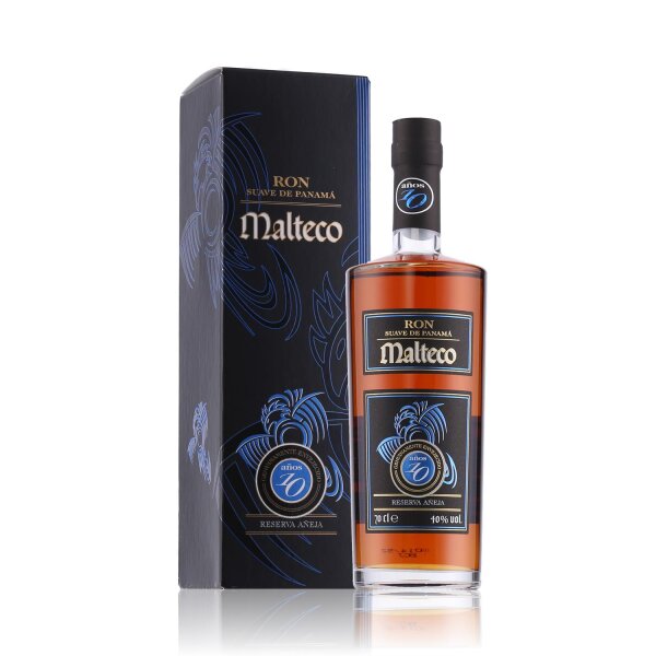 Malteco 10 Years Suave de Panama Rum 0,7l in Geschenkbox