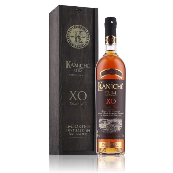 Kaniche XO Double Wood Rum 0,7l in Geschenkbox aus Holz