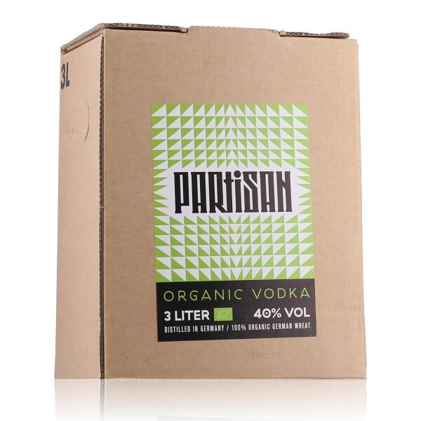 Partisan Organic Vodka 40% Vol. 3l Bag-In-Box