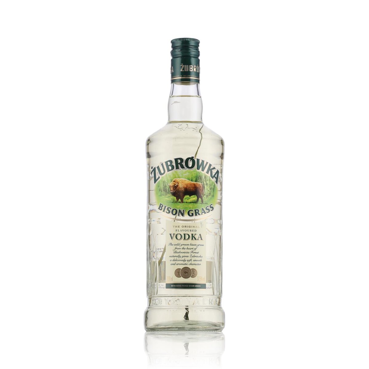 Zubrowka 37,5% Bison 0,7l Vodka Vol. Grass