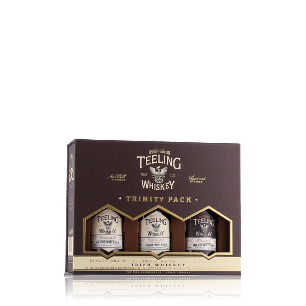 Teeling Trinity Pack Irish Whiskey Tasting Set 46% Vol. 3x0,05l in Geschenkbox
