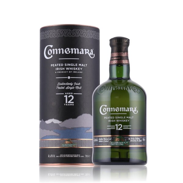 Connemara 12 Years Peated Single Malt Irish Whiskey 0,7l in Geschenkbox