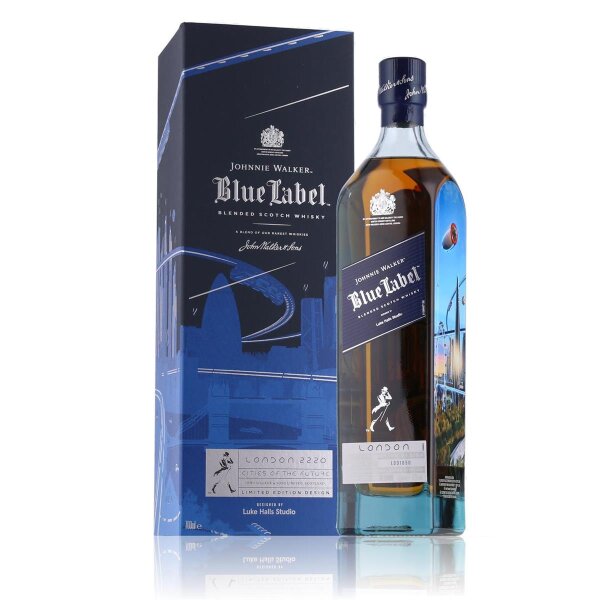 Johnnie Walker Blue Label Cities Of The Future LONDON Whisky Limited Edition 40% Vol. 0,7l in Geschenkbox