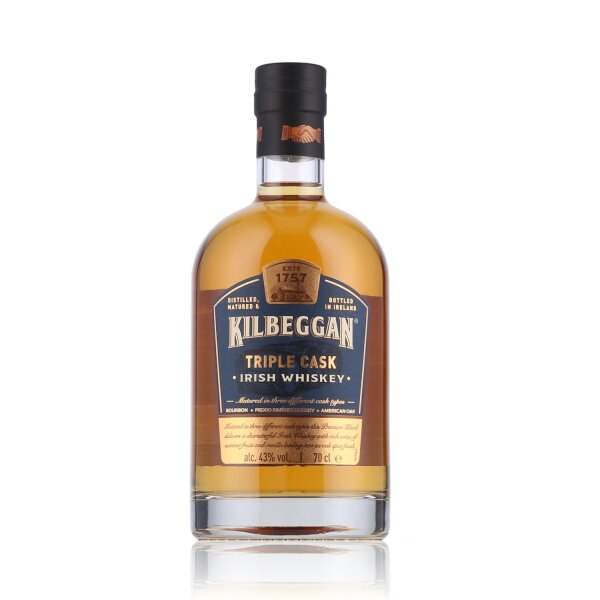 Kilbeggan Triple Cask Whiskey 43% Vol. 0,7l