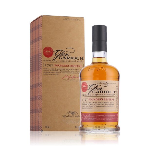 Glen Garioch Founders Reserve Whisky 48% Vol. 0,7l in Geschenkbox