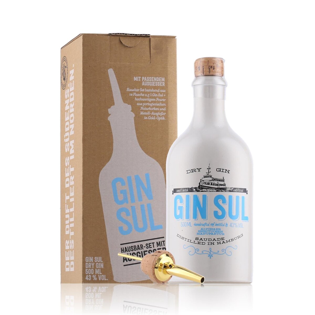 Gin Sul Dry Gin 43% Vol. 0,5l mit Ausgießer, 28,29 €