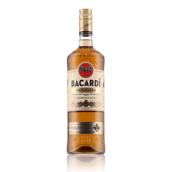 Bacardi Carta Oro Rum 37,5% Vol. 1l