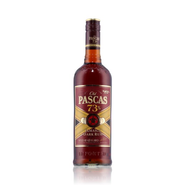 Old Pascas Jamaica Dark Rum "Design bis 2023" 73% Vol. 0,7l