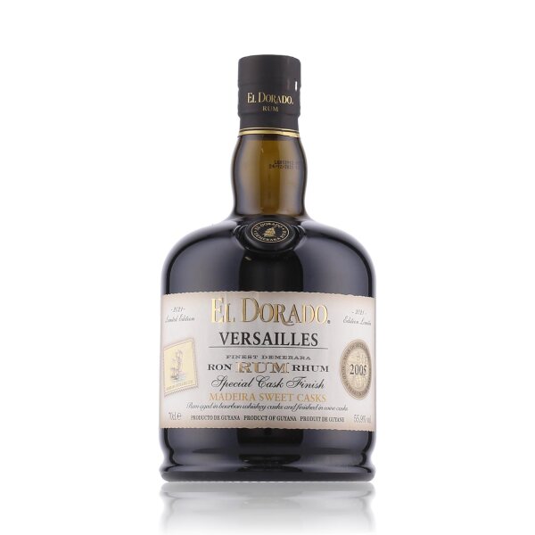 El Dorado Versailles Special Cask Finish Madeira Sweet Casks Rum 2005/2021 Limited Edition 0,7l