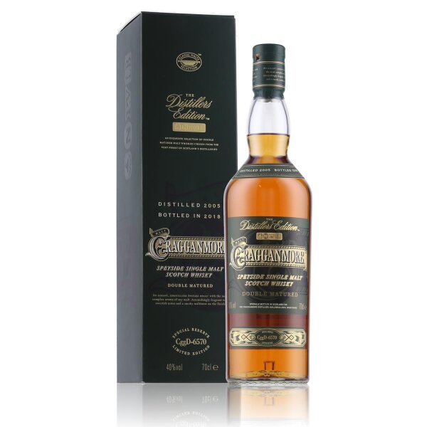 Cragganmore Distillers Edition Whisky 2005/2018 Limited Edition 0,7l in Geschenkbox