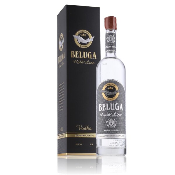 Beluga Gold Line Vodka 40% Vol. 1,5l in Geschenkbox