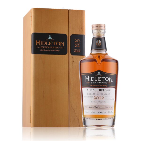 Midleton Very Rare Irish Whiskey 2022 Vintage Release 40% Vol. 0,7l in Geschenkbox