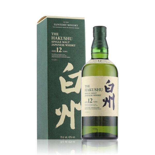 The Hakushu 12 Years Suntory Whisky 43% Vol. 0,7l in Geschenkbox