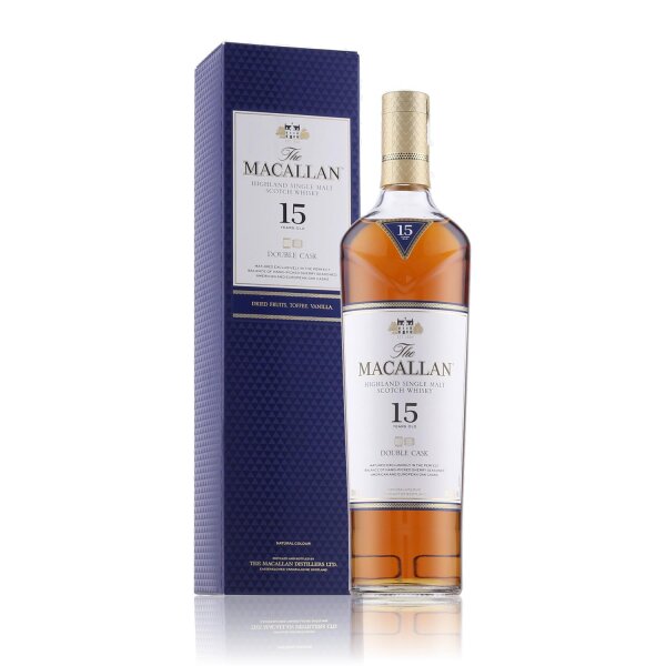 The Macallan 15 Years Double Cask Whisky 43% Vol. 0,7l in Geschenkbox