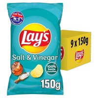 Lays Salt & Vinegar 9x150g