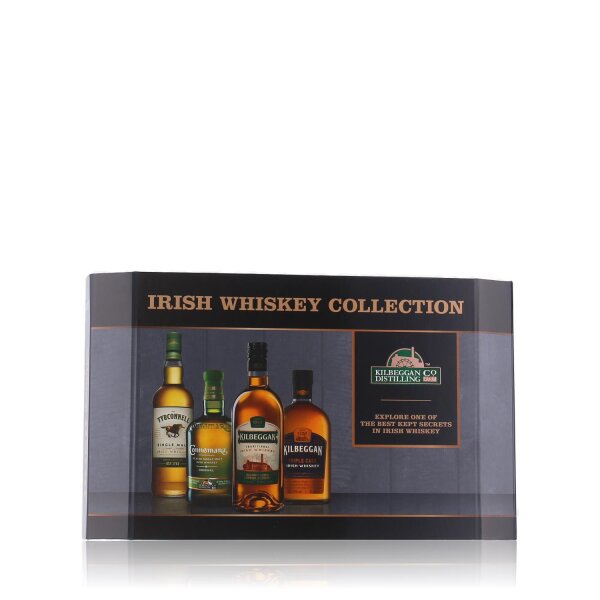 Cooley Collection Connemara - Kilbeggan - Tryconnell Tasting Set 40% Vol., 43% Vol. 4x0,05l in Geschenkbox