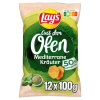 Lays Oven Baked Kräuter 12x100g Preishit MHD 04.02.2024