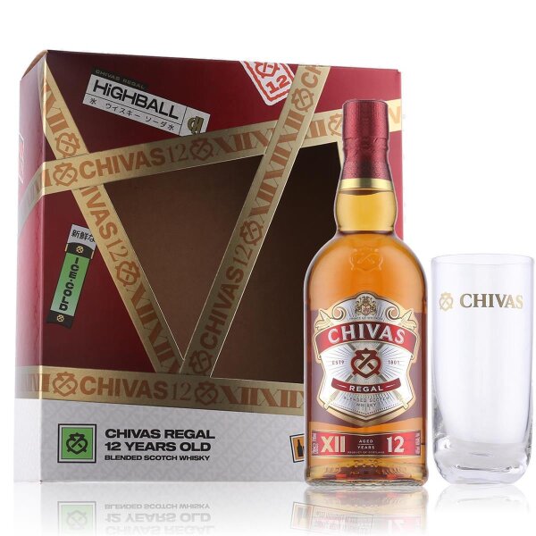 Chivas Regal 12 Years Whisky 40% Vol. 0,7l in Geschenkbox, 25,69 €