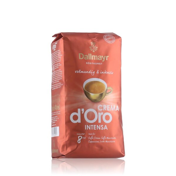 Dallmayr Crema dOro Intensa 8/10 Kaffee ganze Bohnen 1kg