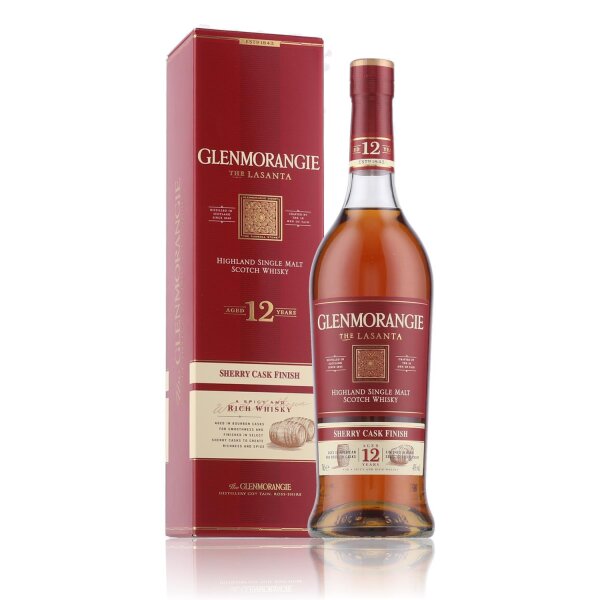 Glenmorangie 12 Years The Lasanta Whisky 43% Vol. 0,7l in Geschenkbox