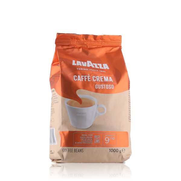 Lavazza Caffè Crema Gustoso 9/10 Kaffee ganze Bohnen 1kg