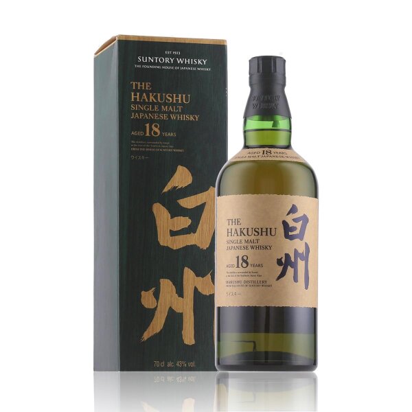 The Hakushu 18 Years Suntory Whisky 43% Vol. 0,7l in Geschenkbox