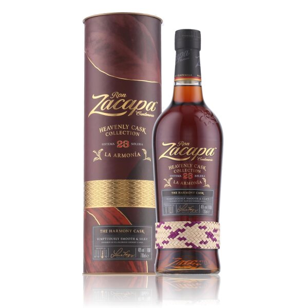 Ron Zacapa Centenario Sistema 23 Solera Heavenly Cask Collection La Armonia Rum 40% Vol. 0,7l in Geschenkbox