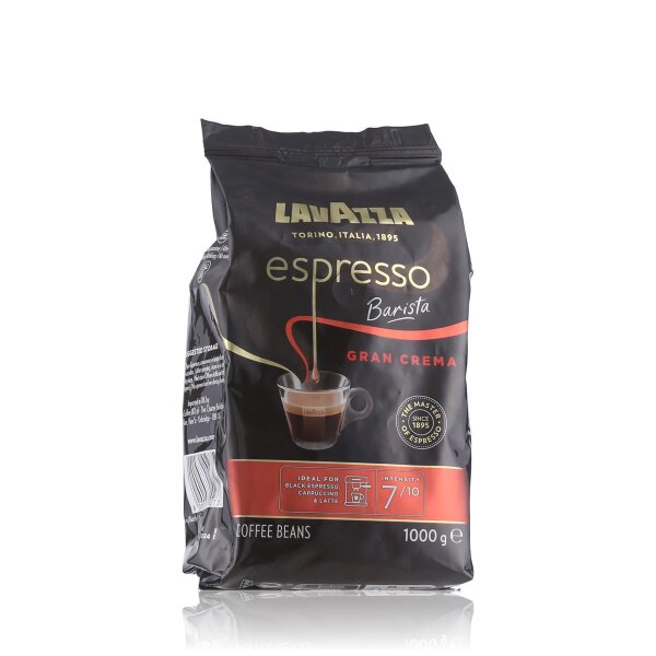 Lavazza Espresso Barista Gran Crema 7/10 Kaffee ganze Bohnen 1kg