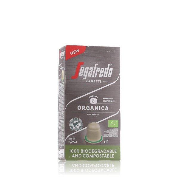 Segafredo Zanetti Kapseln Organica Intensity 8 Nespresso compatibel 10x5,1g