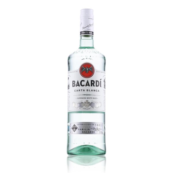Bacardi Carta Blanca Rum 37,5% Vol. 1l