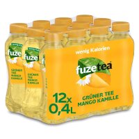 Fuze Tea Grüner Tee Mango Kamille 12x0,4l Preishit...