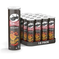 Pringles Hot & Spicy 19x185g im Spar-Set