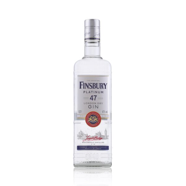Finsbury Platinum 47 London Dry Gin "Design bis 2022" 47% Vol. 0,7l