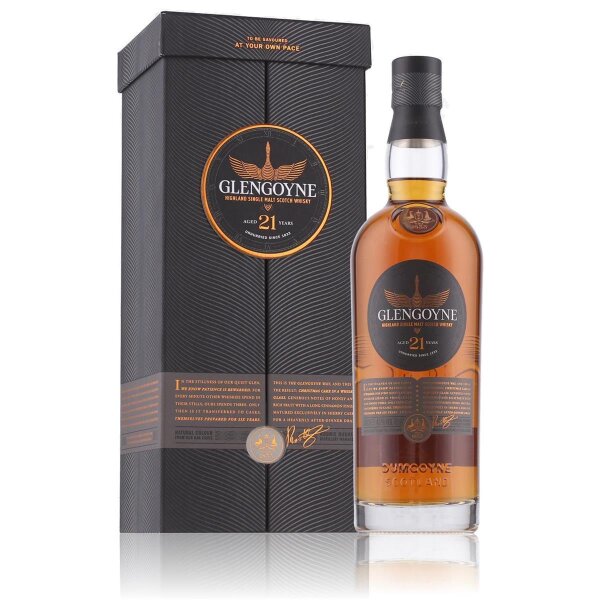 Glengoyne 21 Years Scotch Whisky 43% Vol. 0,7l in Geschenkbox