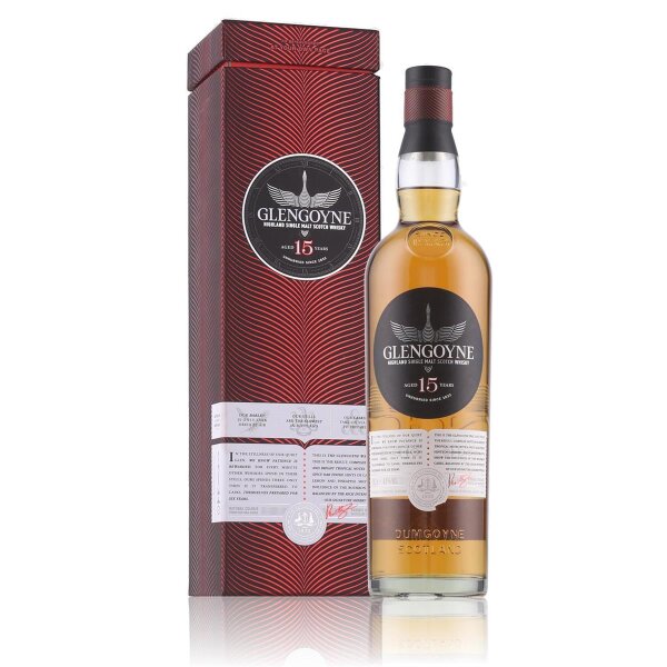 Glengoyne 15 Years Scotch Whisky 43% Vol. 0,7l in Geschenkbox