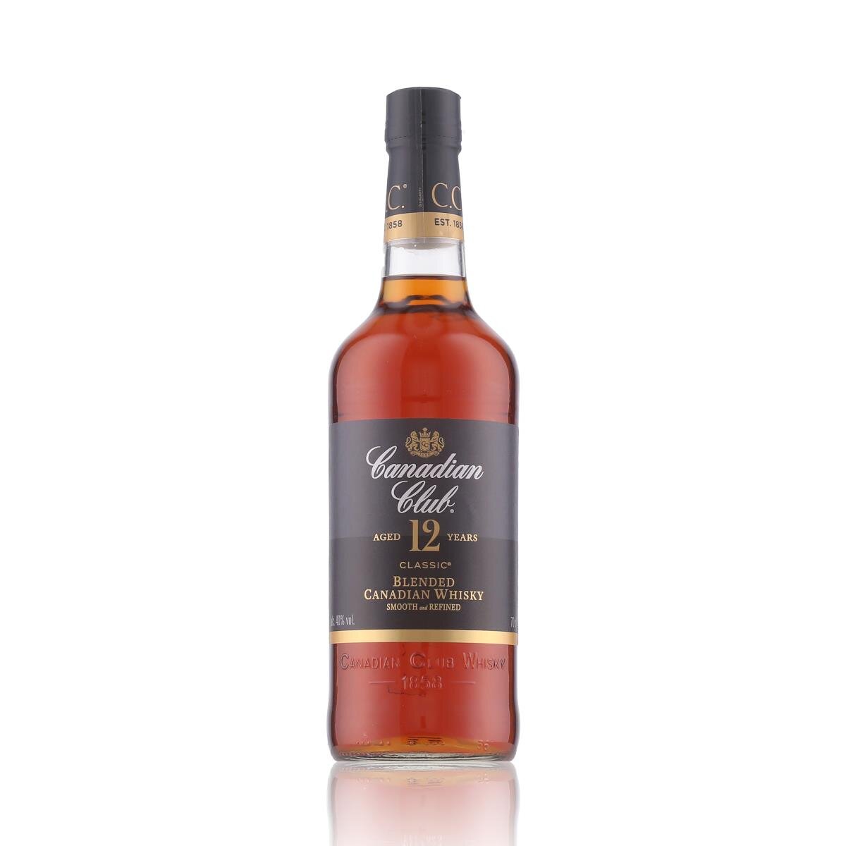 Canadian Club 12 Years Blended Canadian Whisky 40% Vol. 0,7l, 23,89 €