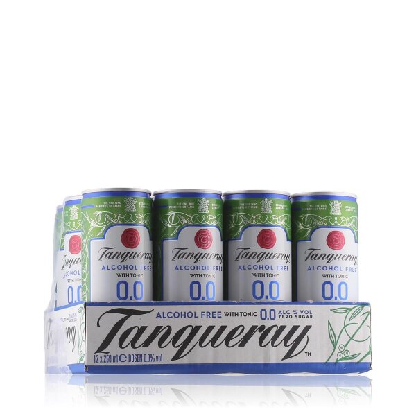 Tanqueray Alcohol free & Tonic Dose 0.0% Vol. 12x0,25l