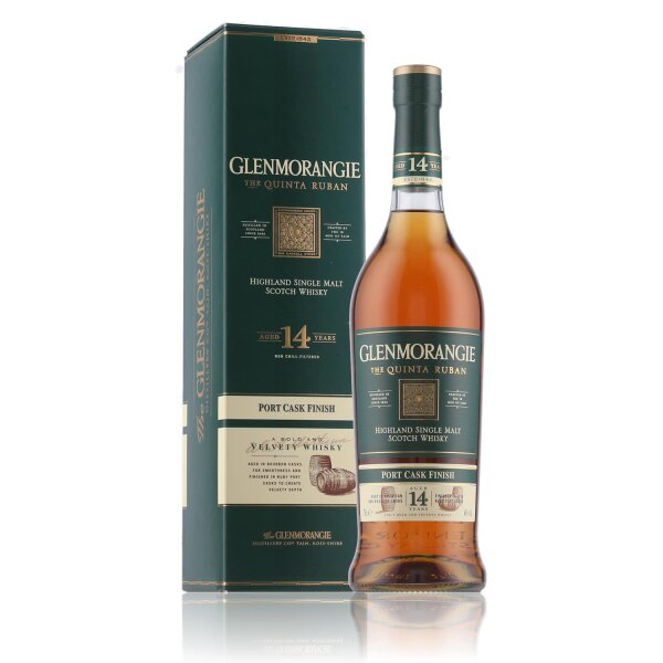 Glenmorangie 14 Years The Quinta Ruban Whisky 0,7l in Geschenkbox