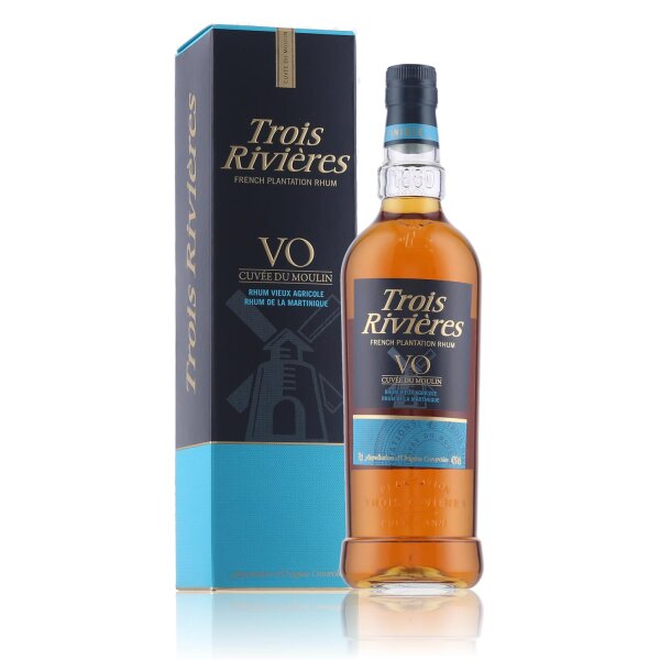 Trois Rivieres VO Cuvée du Moulin Rum 40% Vol. 0,7l in Geschenkbox