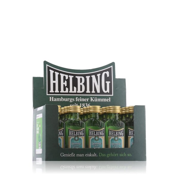 Helbing Hamburgs feiner Kümmel Miniaturen 35% Vol. 25x0,02l