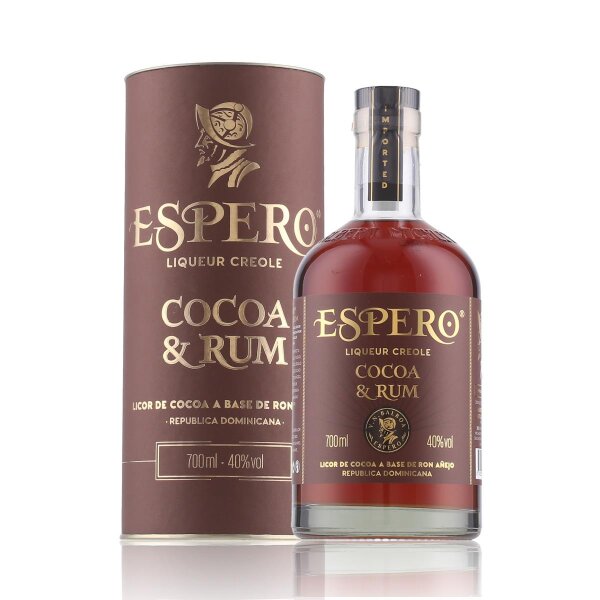 Espero Liqueur Creole Cocoa & Rum 40% Vol. 0,7l in Geschenkbox