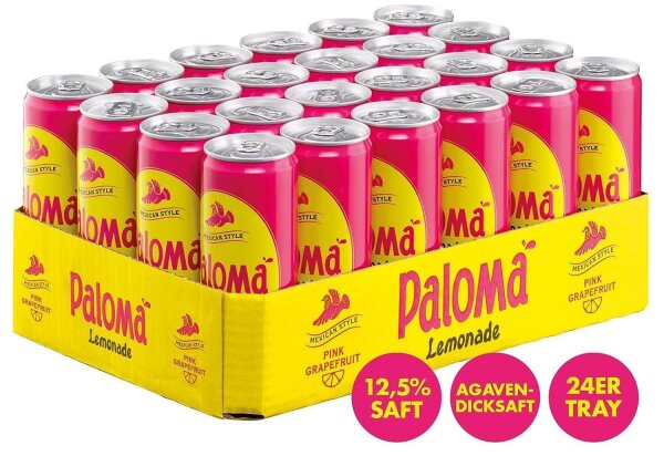 Paloma Lemonade Pink Grapefruit 24x0,25l